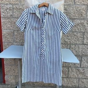 Vintage Striped Shirtdress